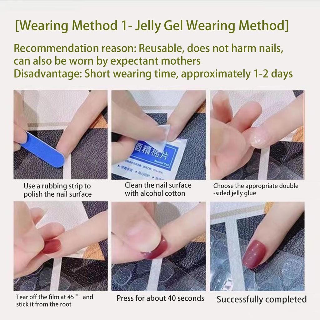 Aufdrücknägel, handgefertigt, Gothic, kurze künstliche Nägel, runde falsche Nägel, DIY-Dekorationen für einen personalisierten Stil