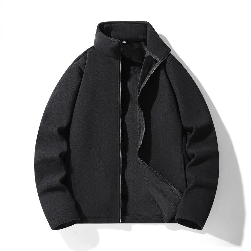 Autumn and Winter Cold and Warm Fleece Clothes for Men and Women Couples with The Same Fashion Color Matching Coat