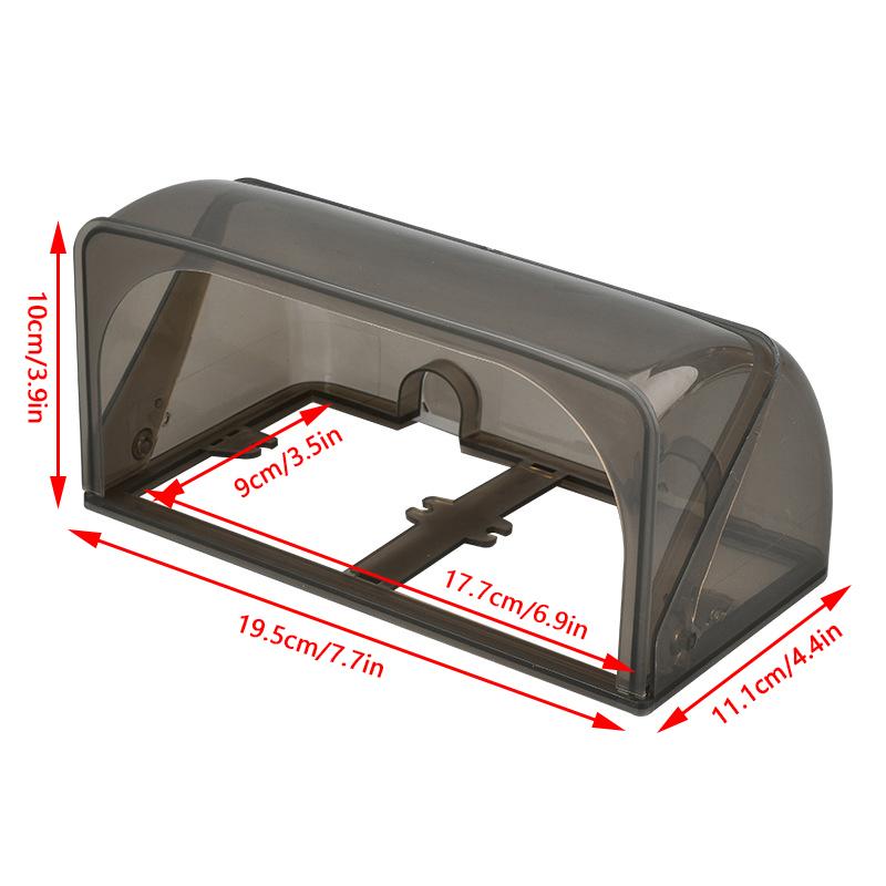 86 typ Wand Steckdose Wasserdichte Box Selbst-Adhesive Elektrische Stecker Abdeckung Bad Doppel Schalter Schutz Steckdose Spritzwassergeschützte Box