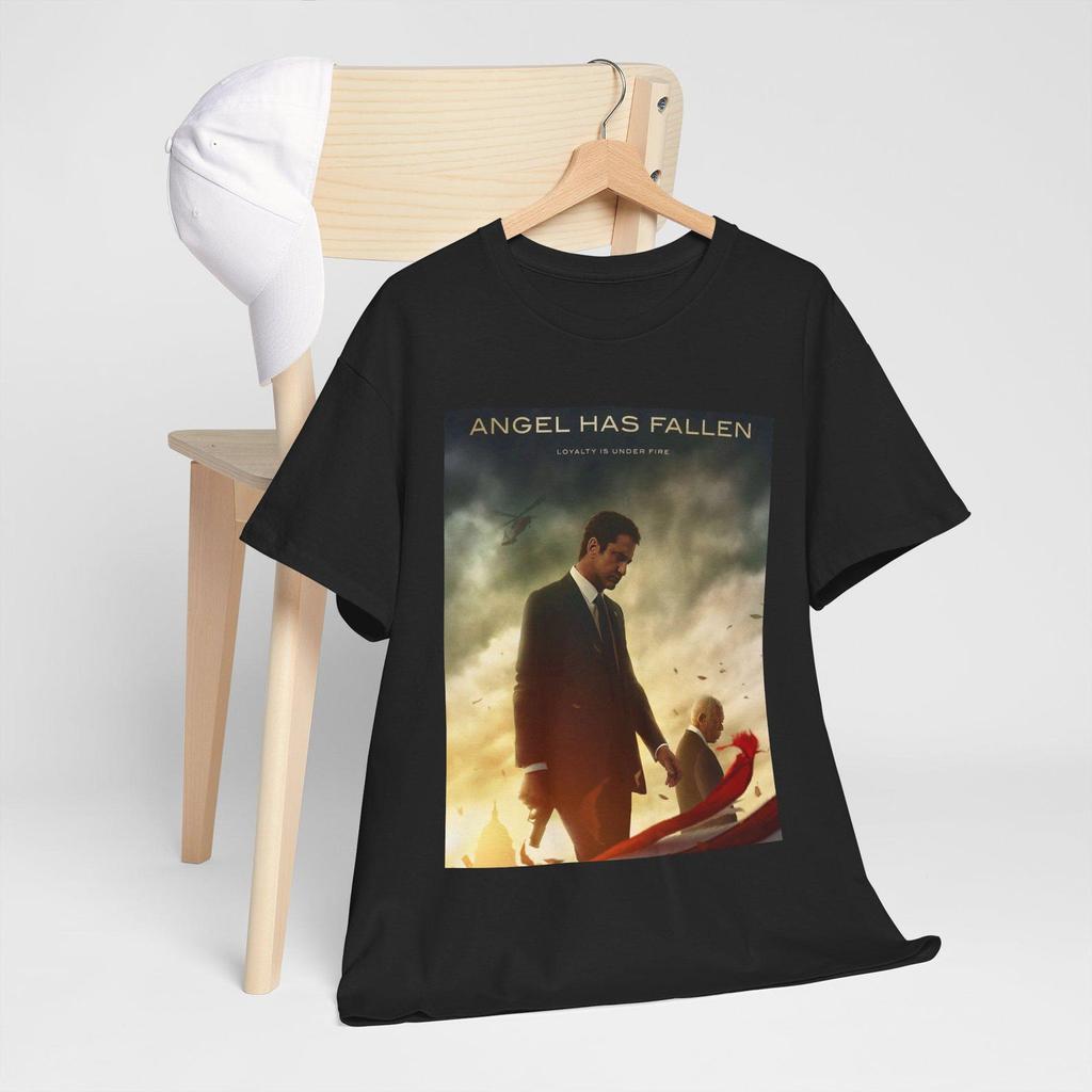 Angel Has Fallen Action Movie Navy Black Tees T-Shirt Size S-5XL