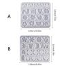 Flower Silicone Ring Molds with Different Sizes for DIY Crafts Jewelry Making