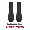 Car Leather Headrest RTIS555 Protective Cover Storage Bag For Volkswagen VW Golf 4 6 7 GTI Tiguan Passat B5 B6 B7 CC Jetta MK5 MK6 Polo