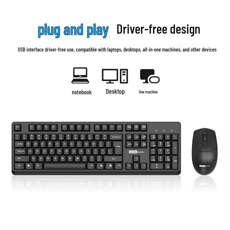 Lenovo PG10 Wireless Keyboard and Mouse Set