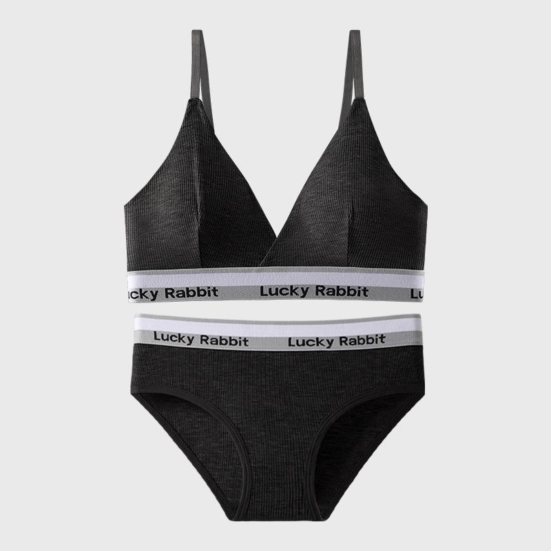 Women's Pure Cotton Sports Wrap Top - Sexy, Wire-Free Bra with Beautiful Back - Comfortable & Breathable