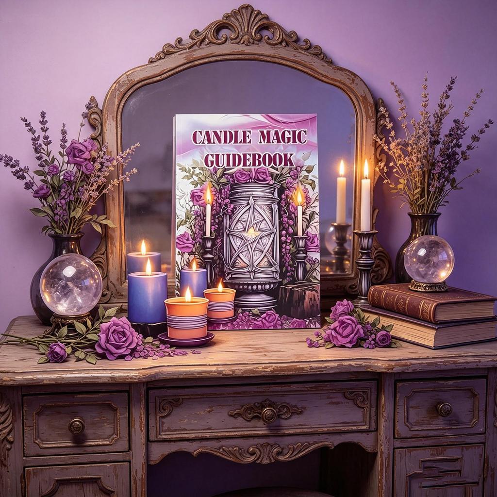 Candle Magic Guide: Mystical Wax & Witch-Style Notebook