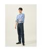 Binpolmen [Essential] Unisex Chambray Denim Shirt Sky Blue