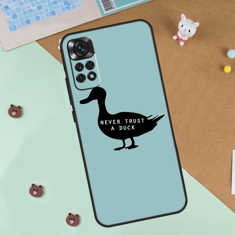Süße Cartoon-Enten-Hülle Für Xiaomi Redmi 14C 10C 12C 13C Hülle Für Redmi Note 13 Pro 14 9 10 11 12 10S 11S 12S