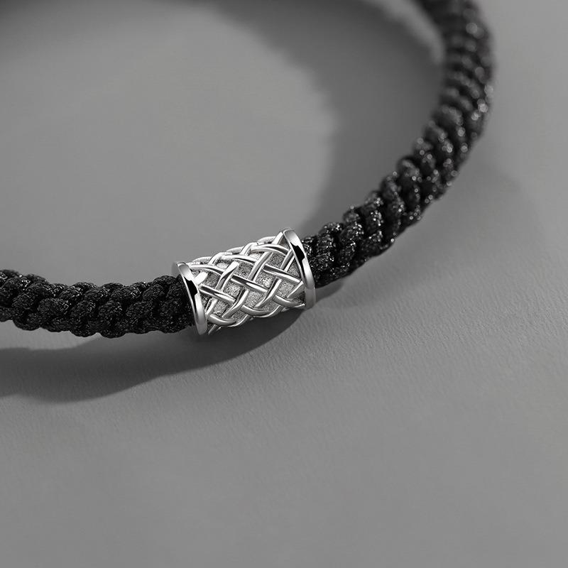 Vintage Minimalist Ins Style Woven Braided Bracelet For Men
