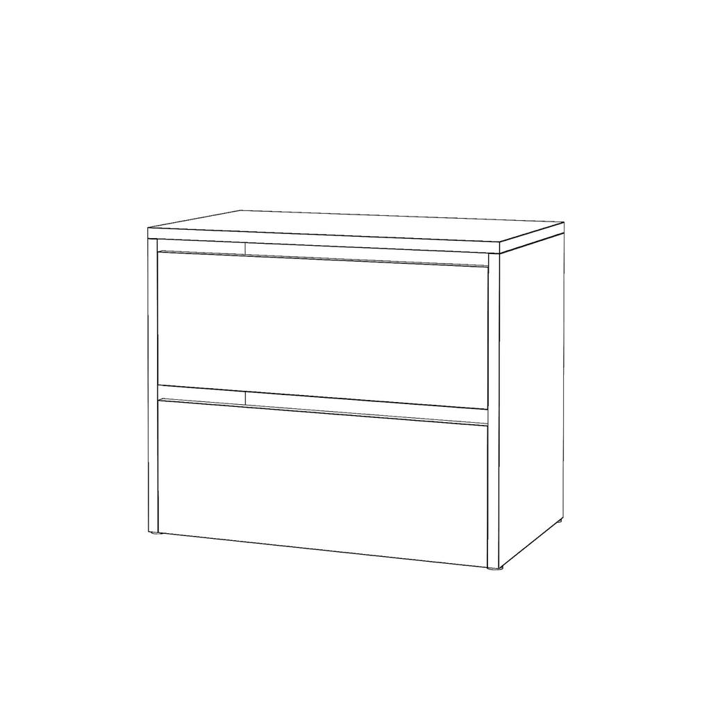 Shoe Cabinet 60 Cm Matte Black