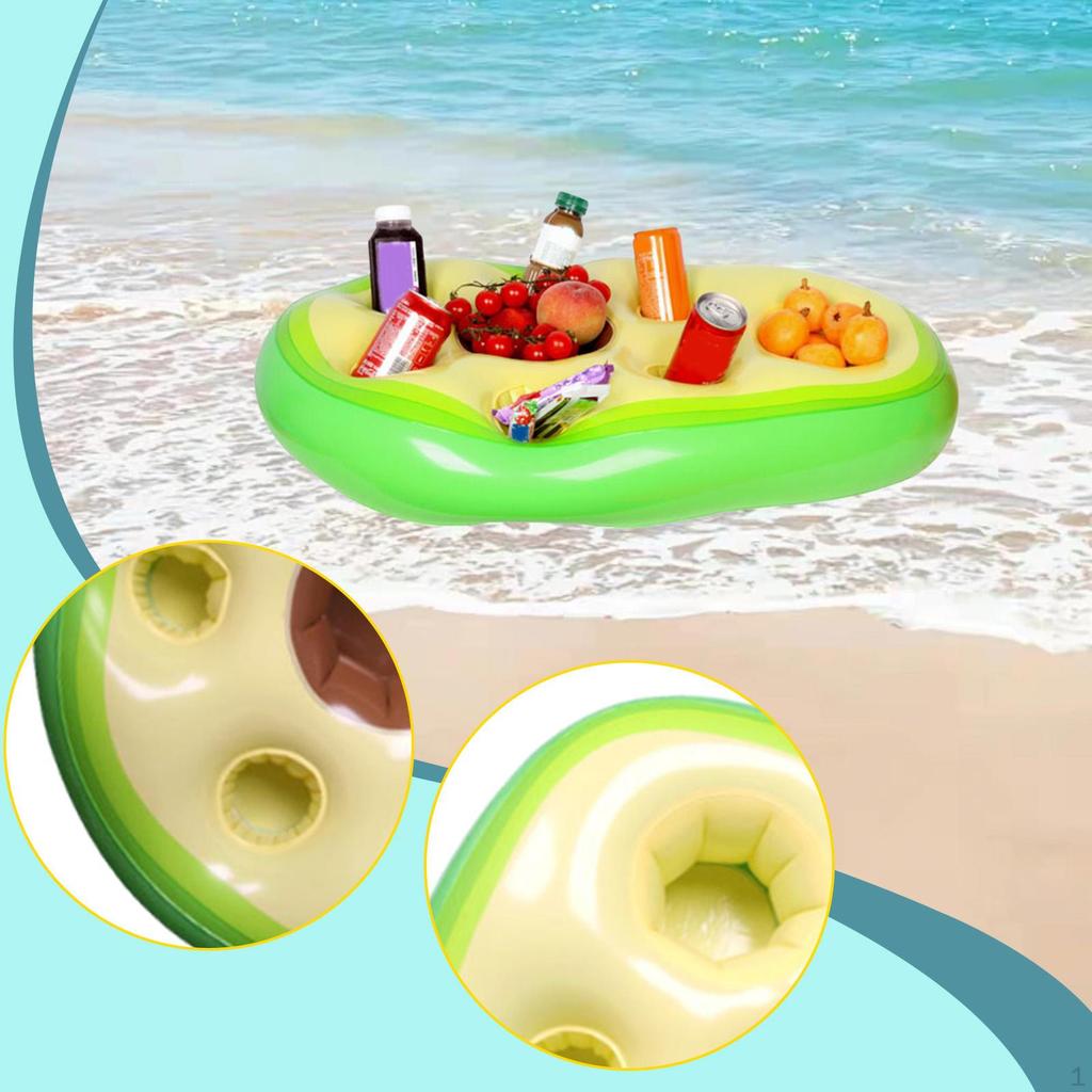 Inflatable Float Drink Holder Beverage Food Refreshment Table Tray Buffet Serving Bar for