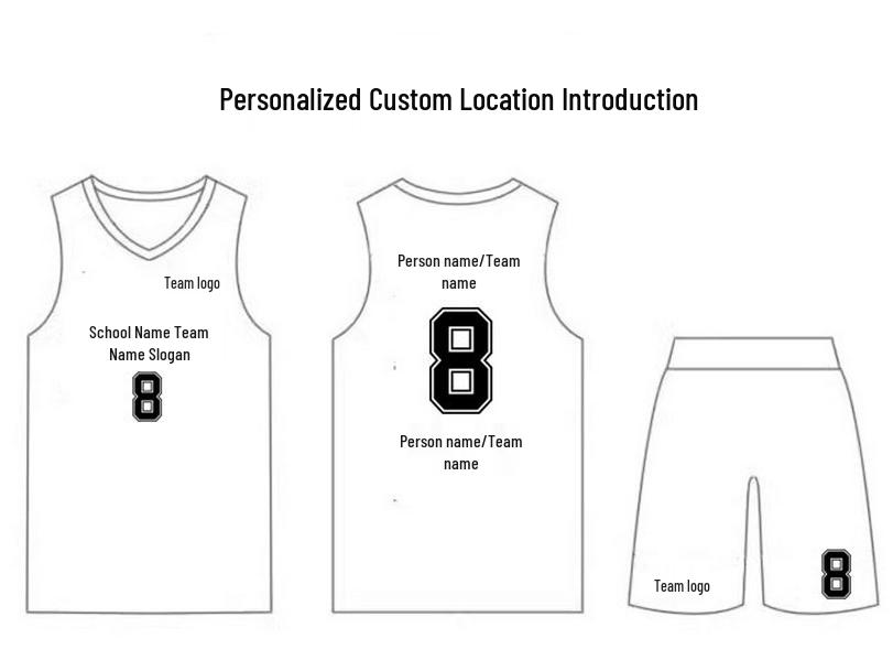 Breathable Football Team Jersey - Sports Training & Competition Set
