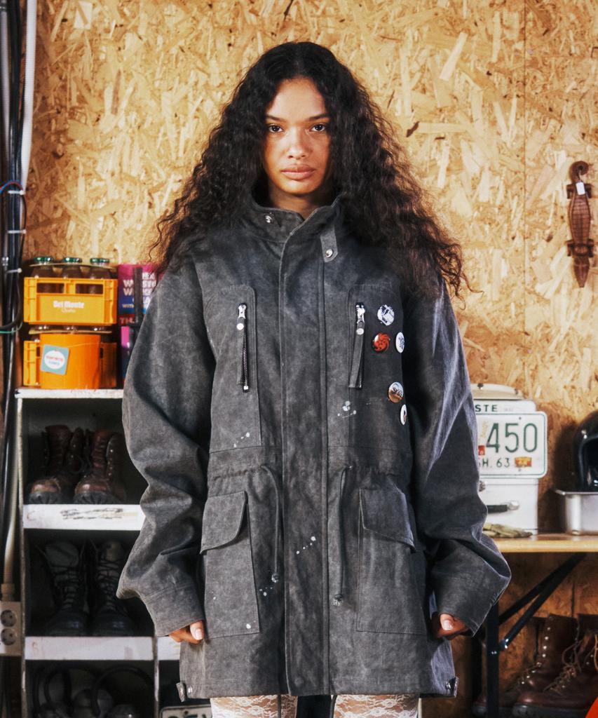 Thevinylhouse M-65 Field Jacket Charcoal