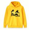 Kids Boys Girls Hoodie, Funny Sloths Ride Scooter Hold Surfboard Print Casual Long Sleeve Pullover Hooded Sweatshirt for Youth Children Daily Wear