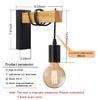 LED Wall light Sconces Fixtures 110V/220V E27 Iron Retro LED Wall Lamps Indoor Lamp Kitchen Bedside Living Room Bedside Lamp