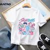 Summer Kpop Demon Hunters Children's Clothing Short Sleeve T-shirt Cute Kpop Demon Hunters Tiger Harajuku Tshirt for Boys Girls