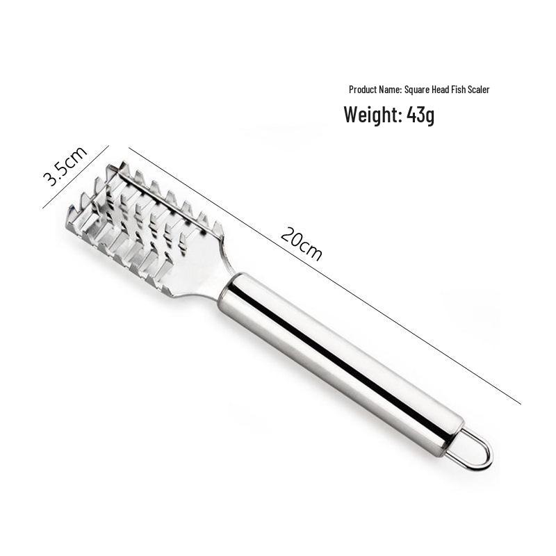 304 Stainless Steel Fish Scale Remover: Multifunctional Scraper Brush for Easy Fish Cleaning