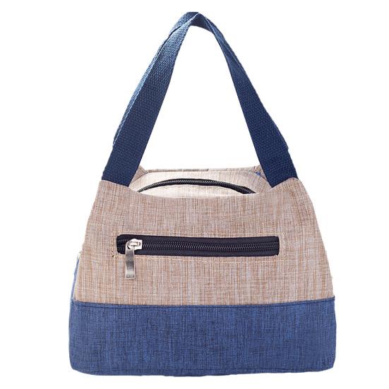 Lunch Bag Large Opening Design with Thickened Structure Oxford Carrier Large Capacity Lunch Bag for Office Students хаки