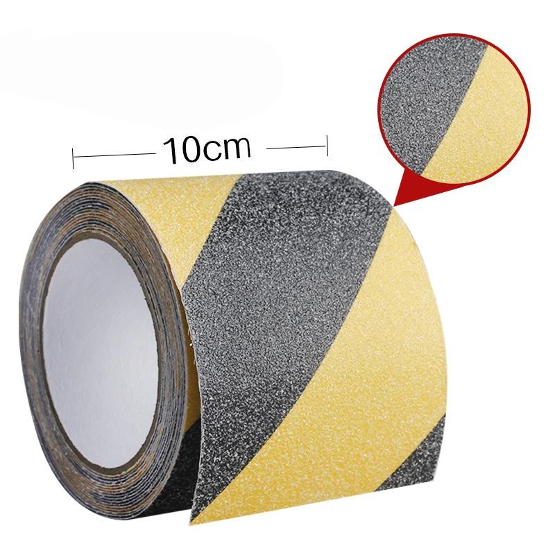 1Roll 10cm*5m Anti Slip Tape Self-adhesive Non Skid Ramp High Traction Friction Abrasive Adhesive Sticker For Stair Floor Step