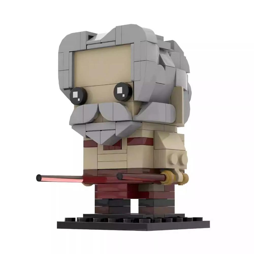 GSBAN Space MOC Wars Movie Brickheadz Figures Obi Maul Model Building Blocks Toys For Children Toy Kids Gifts Bricks