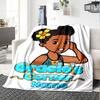 Customiz Name Personality Gracies Corner  Blanket Soft &Warm Sofa Office Bed Travel Lunch Break Blanket, Gift Suitable All Seasons