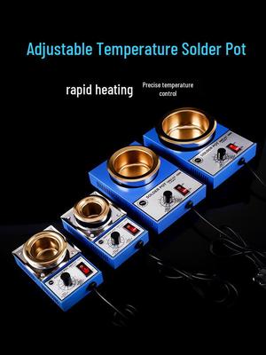 Lead-Free Adjustable Temperature Titanium Soldering Pot – Eco-Friendly Tin Furnace (150W-300W)