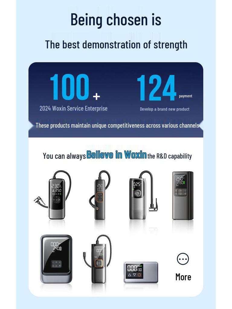 Dağ ve Yol Bisikletleri İçin Woxin Ultra Mini Akıllı Elektrikli Hava Pompası