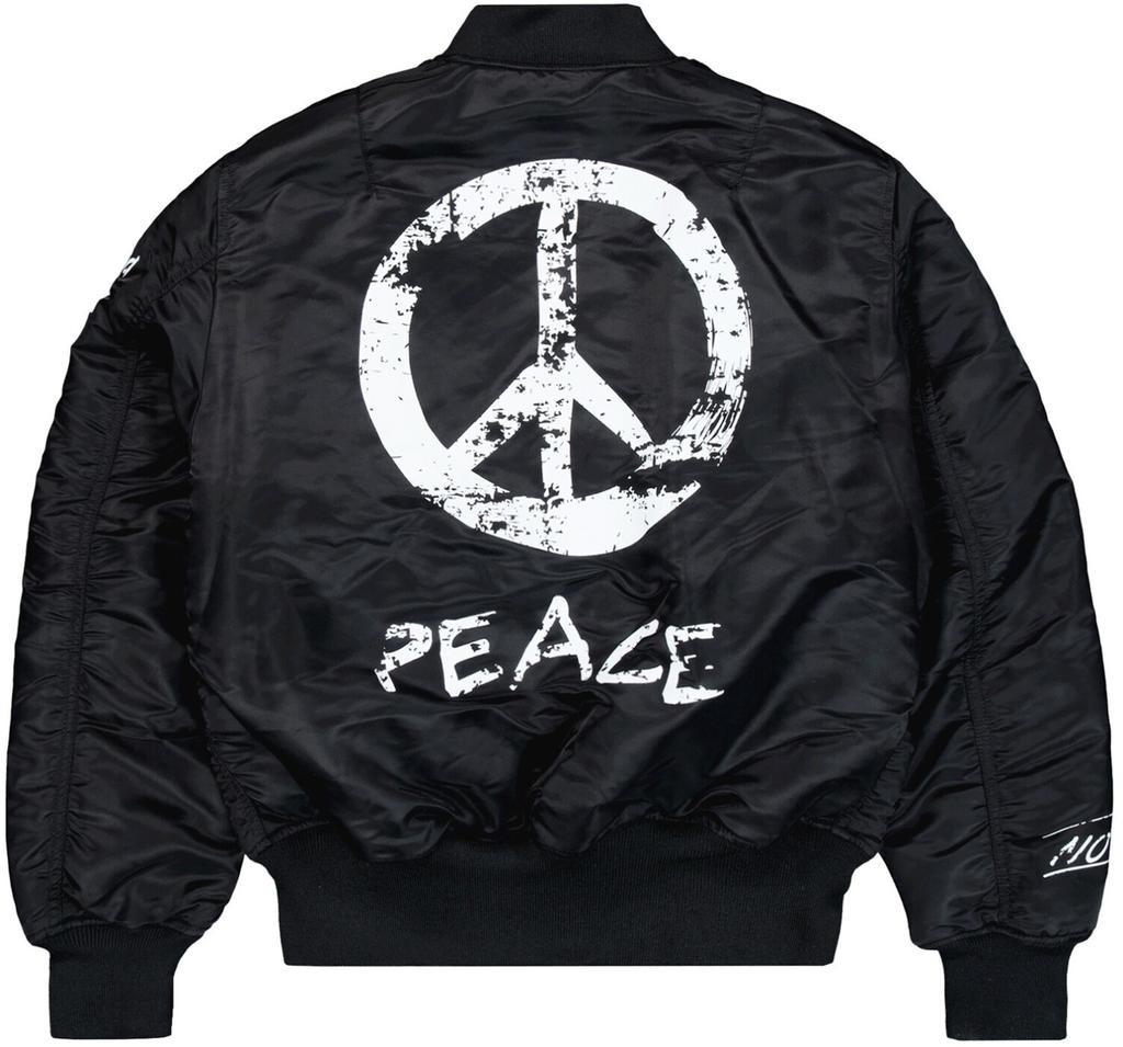 Зимняя куртка Alpha Industries MA-1 Peace Bomberjacke (1561369) (156136-03) schwarz