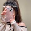 Pink Heart FYD Water Ripple Pattern Suitable for Apple 17 AIR Laser Pleated Women's IPhone 16 Pro Max Phone Case