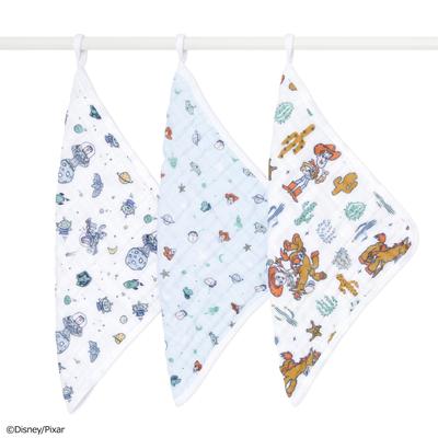 Aden Anais 3 Pack Washcloths Japanese Genuine Disney Toy Story Toy Story Classic Washcloths AWCC30012DI 30 X 30cm Loop Towel Towel Gauze Handkerchief