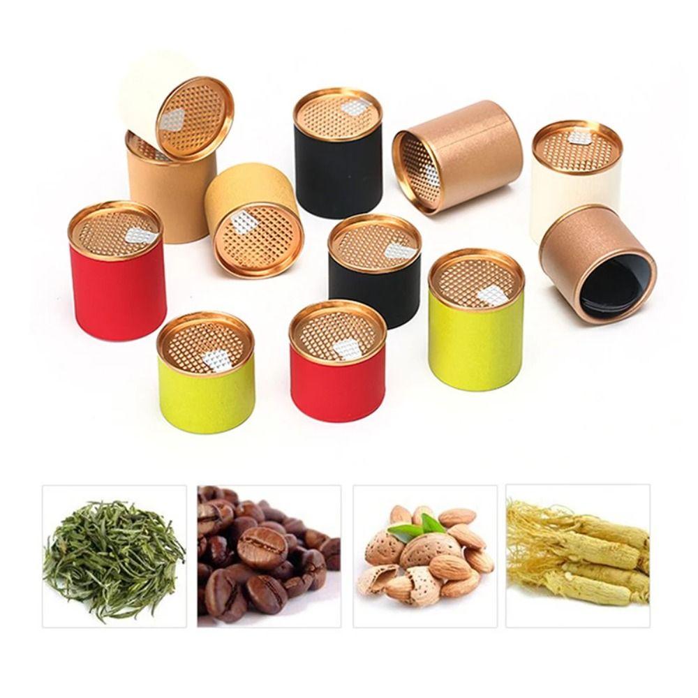 

Disposable Tea Packaging Tube Paper Candy Can Tea Canister Kitchen Seasoning Jar