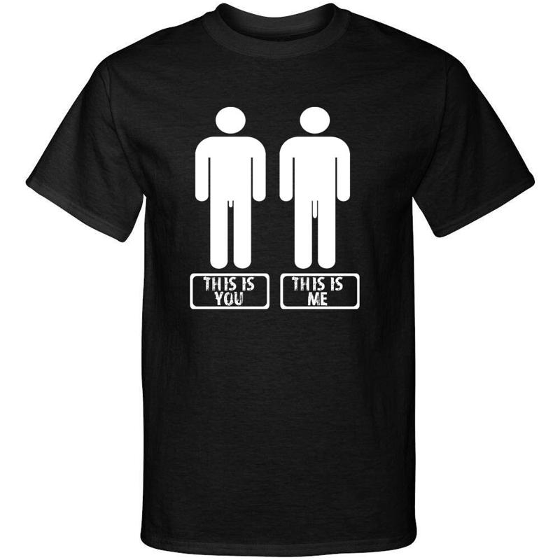This is You This is Me Funny Adult Humor Party Style Graphic Tee Shirt T Shirt S разноцветный