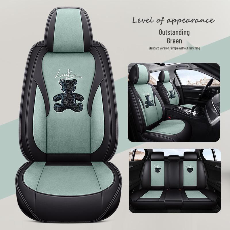 Cartoon Car Seat Covers for Beijing Hyundai Tucson, ix25, ix35, Sonata, and Sonata Eight - Tech Cloth Cushions