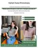 Ice Silk Short-Sleeve Knit Striped T-Shirt for Women, Plus Size Korean Style Summer Chic Top