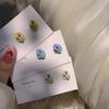 Tulip Stud Earrings~ Colorful Small Fresh Flower Earrings Women's Niche Design Sense Summer Contrasting Color Earrings