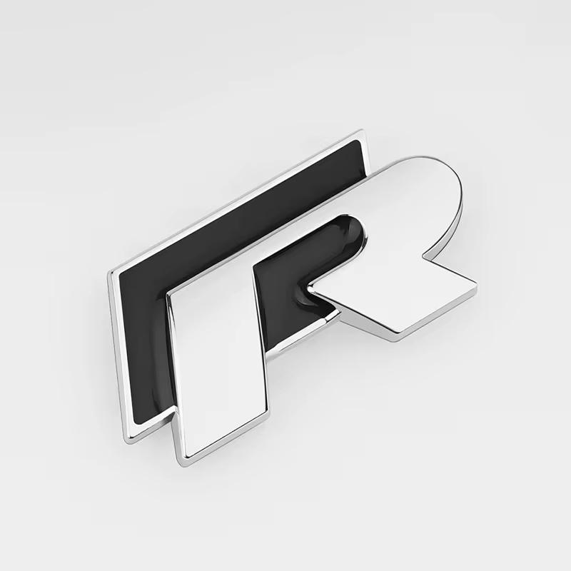 3D Metal R Line Logo, Car Front Grill Badge Rear Trunk Emblem Sticker for G-ol-f 4 5 6 7 P-ol-o P-assa-t T-igua-n T-oura-n C-C T-ouare-g