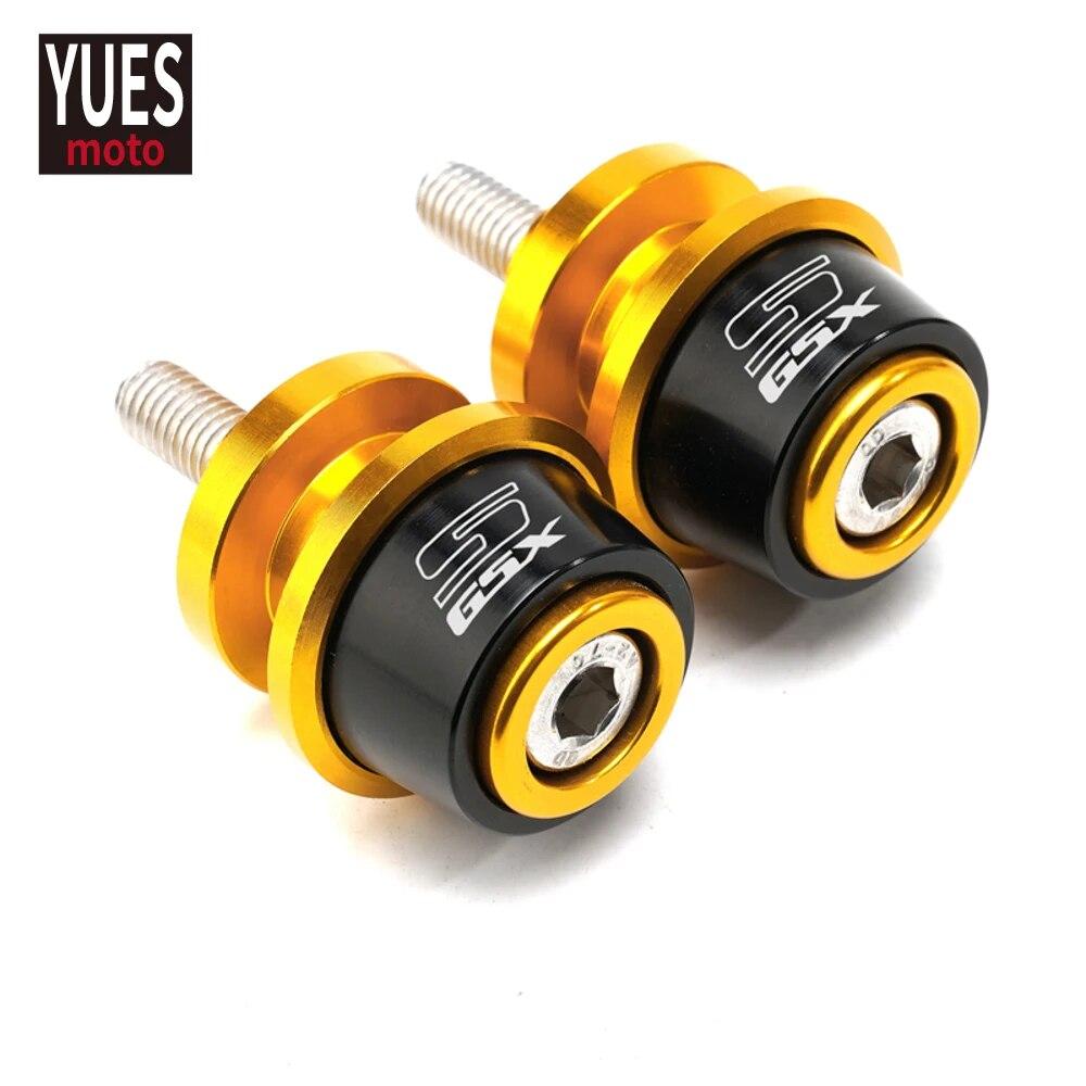 Příslušenství pro motocykly CNC vysoce kvalitní 8MM cívky s kyvným ramenem Stojací šrouby pro Suzuki GSXS750 GSXS1000 F-ABS GSXS 750 1000