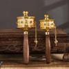 Tibetan Prayer Wheel, Handheld Prayer Wheel Tibetan Buddhisms Six Word Mantras Hand Cranking Buddhist Prayer Wheel