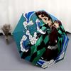 1pc Demon Slayer Automatic Open/Close Umbrella   Compact Travel Umbrella, 8 Rib Heavy Duty, Perfect for Women & Men    a0923169