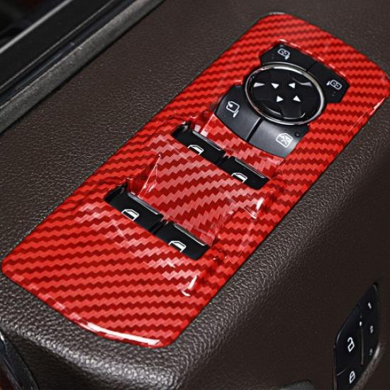 4pcs Car Window Lift Adjust Panel Switch Trims Accessories For Ford F150 2015-20