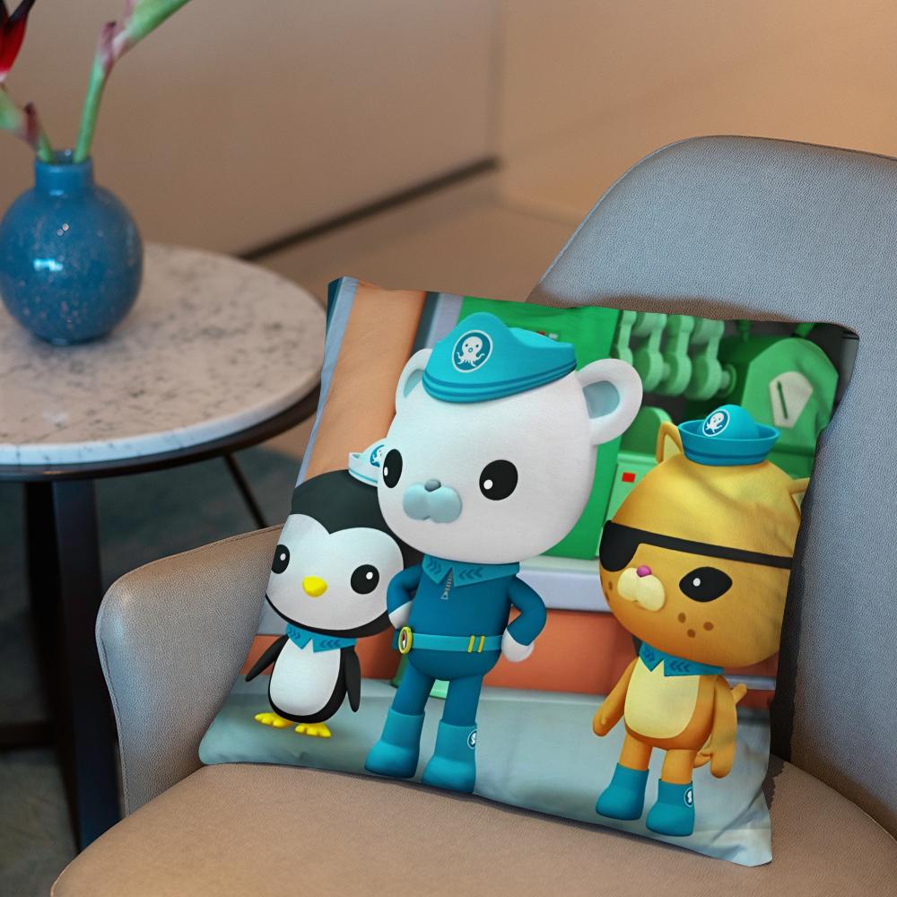 Little column under the sea Cushion Cover 2-in-1 Reversible Plush Pillow Cover | Car/Sofa/Bed | Perfect Gift