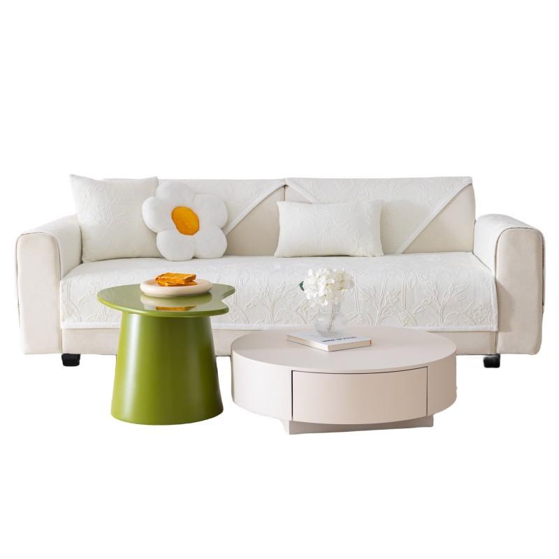 Non-SlipThicken Sofa Cushion Mat Modern Simplicity Sofa Towel Home Couch Winter Milk Velvet Sofa Cover for Living Room