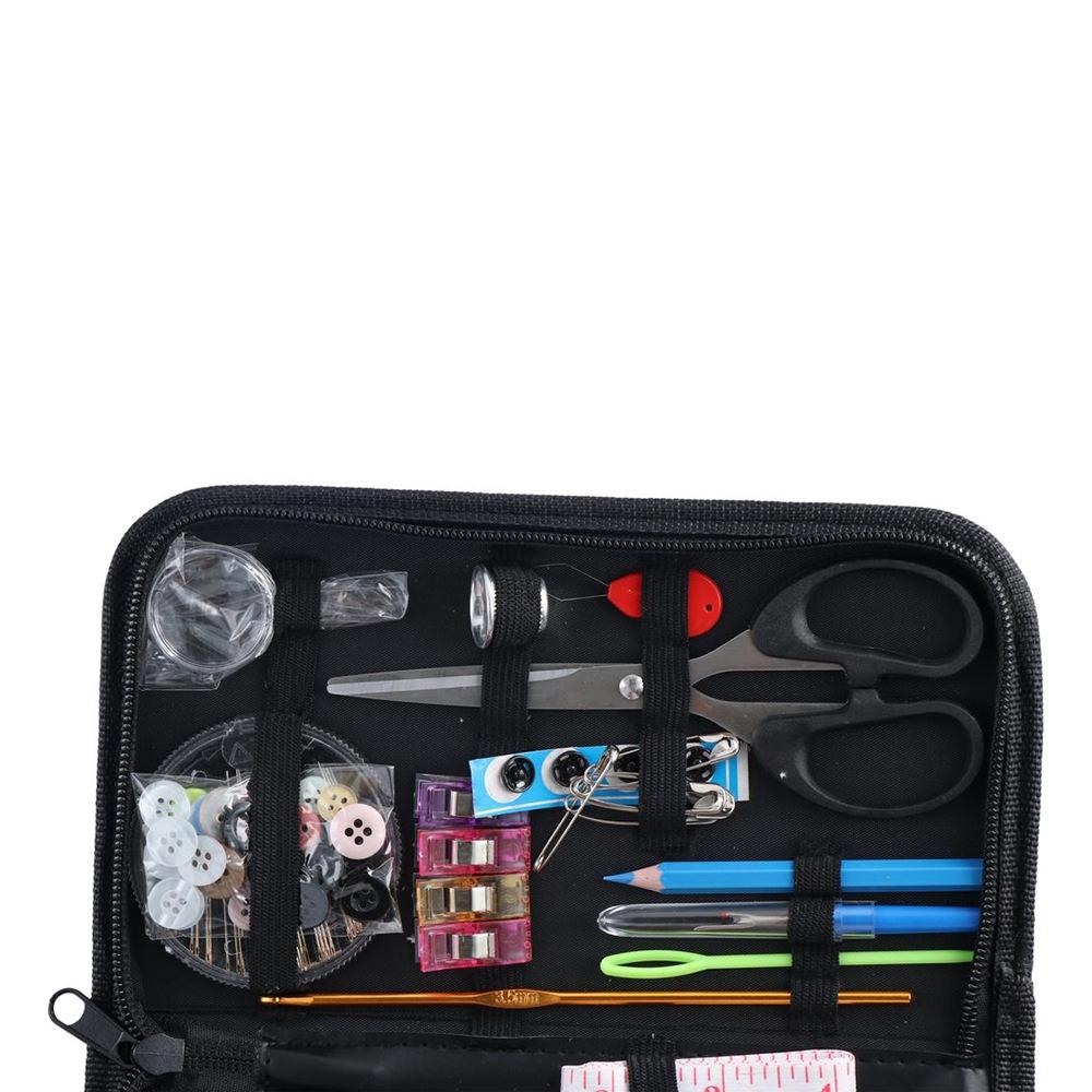 172pcs/set Portable Sewing Kit 30 Buttons Needles Thread Box Multi-function Sewing Box Set Travel