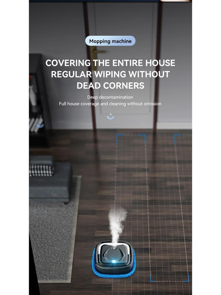 Cross-Border Robotic Vacuum: Automatic All-in-One Cleaner for Vacuuming, Sweeping, and Mopping - Intelligent, Multi-Function, and Compact.