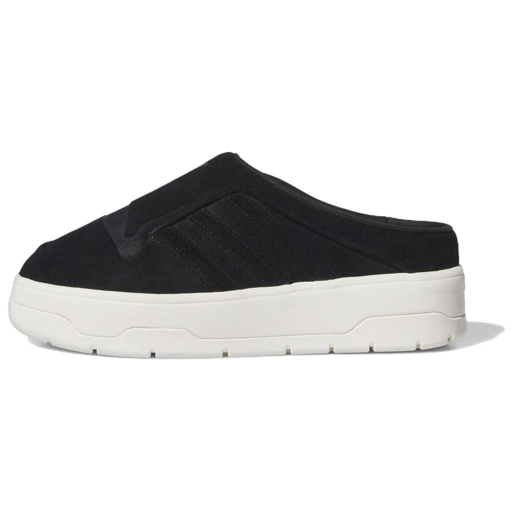 New Adidas Women's Rivalry Mule 'Black White' Women's IF4651