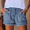 Women's High-Waisted Slimming Denim Shorts