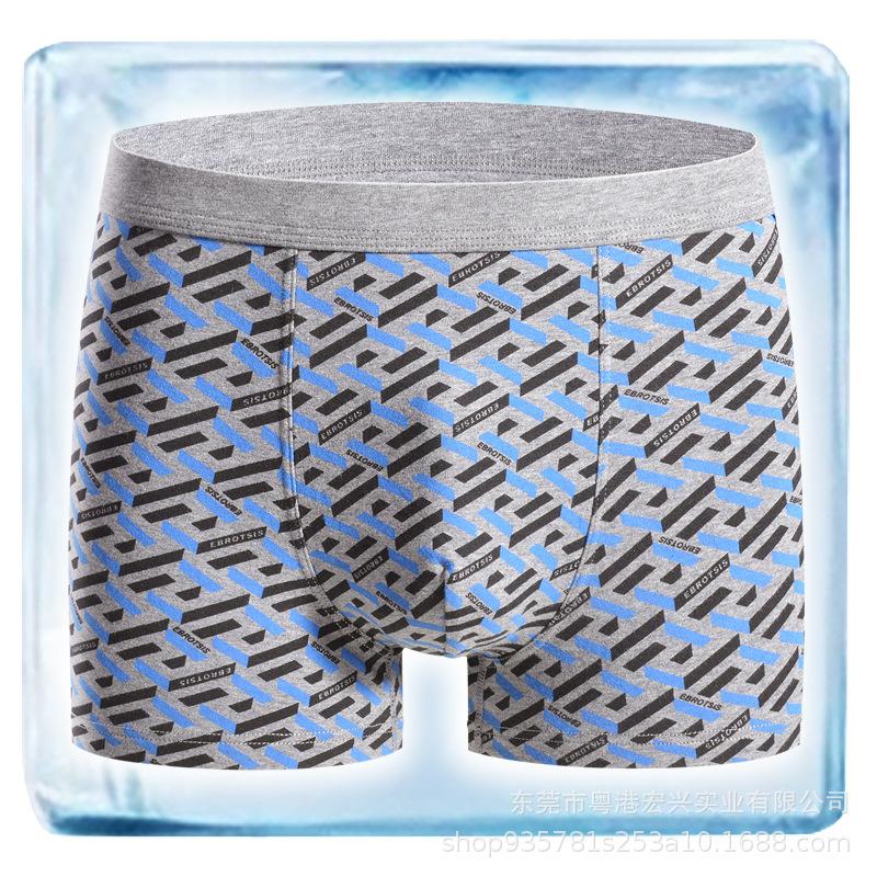 

Мужское нижнее белье Хлопок Антибактериальное Дышащее Мужское нижнее белье с принтом Мужские трусы больших размеров 4XL