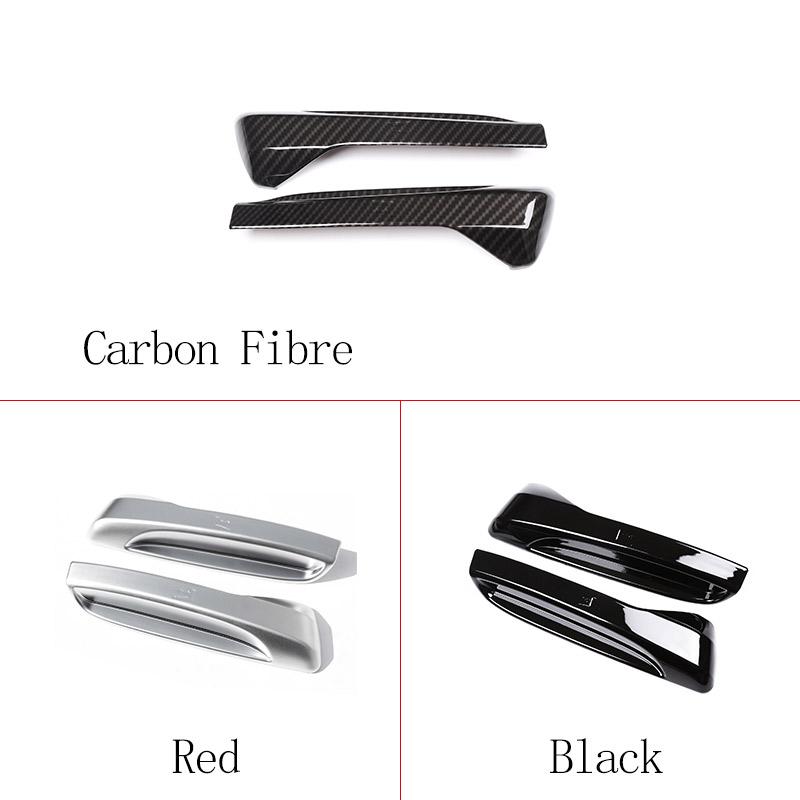 For Ineos Grenadier 2020-2025 ABS Carbon Fiber/Black Car Front Seat Adjustment Decorative Frame Cover Car Interior Accessories