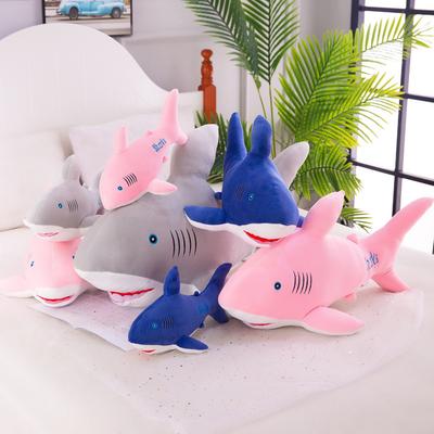 Down Cotton Shark Plush Toy Cartoon Soft Ocean Doll Pillow Birthday Gift