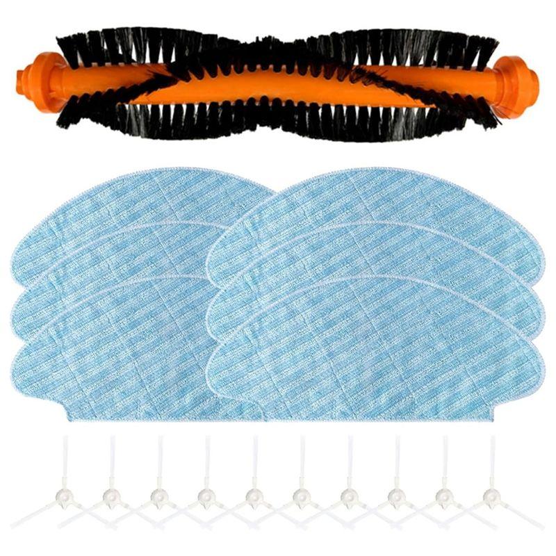 

AEE4-Replacement Parts For Medion MD 19601 Robot Vacuum Cleaner Accessories Main Side Brushes Mop Pads
