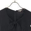 TO BE CHIC Overall Handle Short Sleeve One Piece 40 Black Back Zip Women Used
